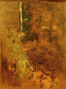Le square Vintimille dans le brouillard matinal tekijältä Edouard Vuillard