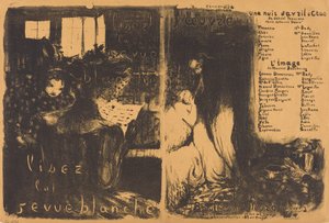 Lisez la revue blanche; Eine Nacht im April Ceos, Das Bild