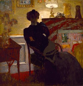 Madame Hessel kotona, n. 1908 tekijältä Edouard Vuillard