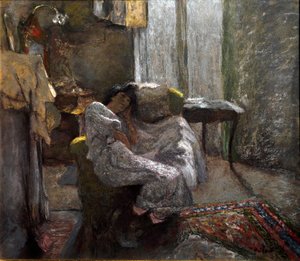 Madame Hesselin muotokuva Lucie Hessel oli taiteilijan taidekauppiaan vaimo. Pastelli d