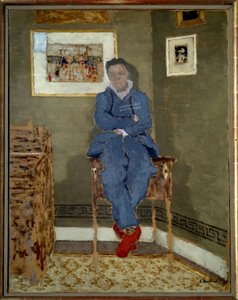 Taidemaalari Felix Vallottonin (1865-1925) muotokuva tekijältä Edouard Vuillard