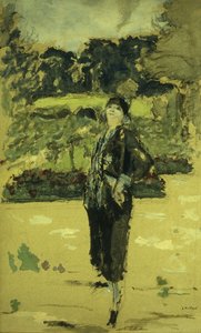 Musta mekko; La Robe Noire, 1920 tekijältä Edouard Vuillard
