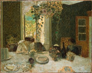 Ruokasali, n. 1900 tekijältä Edouard Vuillard