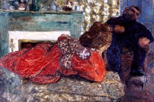 "The Dressing Gown", 1897 tekijältä Edouard Vuillard