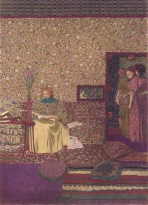 Yksityisyys. Tohtori Vaquezin kirjaston koristelu tekijältä Edouard Vuillard