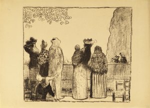 Tuileries, 1895 tekijältä Edouard Vuillard