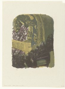Katsomo ja parvekkeet yleisön kanssa Théâtre Gymnasessa Pariisissa Une Galerie au Gymnase tekijältä Edouard Vuillard