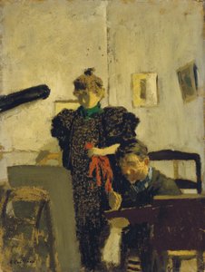 Vallotton at Natansons", 1897 tekijältä Edouard Vuillard