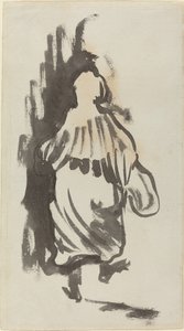 Kävelevä hahmo takaa katsottuna tekijältä Edouard Vuillard