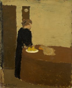 Nainen mustassa tekijältä Edouard Vuillard