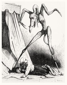 Kuvitus elokuvaan The Devil in Love, 1845