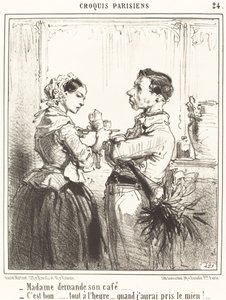 Madame pyytää kahviaan