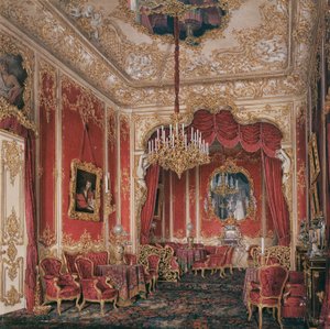 Talvipalatsin sisätilat. Keisarinna Maria Aleksandrovnan buduaari, 1861