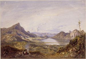 Rodrigo de Freitasin järvi. Rio de Janeiro tekijältä Eduard Hildebrandt