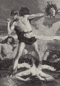 Perseus Schlagt der Medusa das Haupt auf tekijältä Eduard Kaempffer