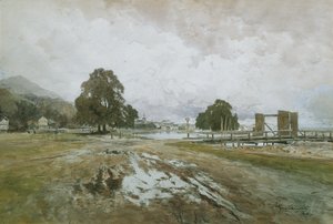 Puisen haravan luona