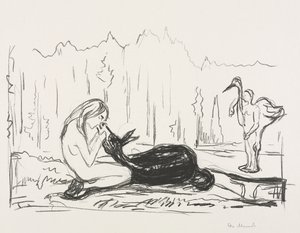 Alfa ja Omega:  Omega-vaimo ja aasi tekijältä Edvard Munch
