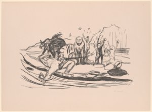 Alphan kuolema tekijältä Edvard Munch