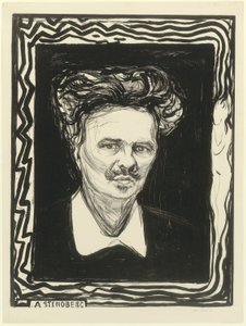 August Strindberg tekijältä Edvard Munch