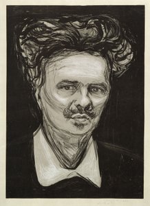 August Strindberg tekijältä Edvard Munch