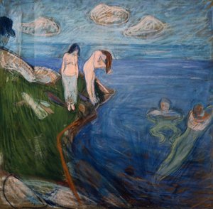 Uivia naisia tekijältä Edvard Munch