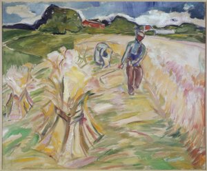 Vehnäpelto tekijältä Edvard Munch