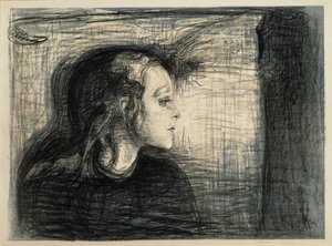 Sairas lapsi I tekijältä Edvard Munch