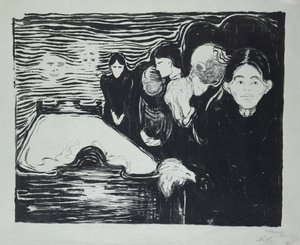 Death Throes tekijältä Edvard Munch