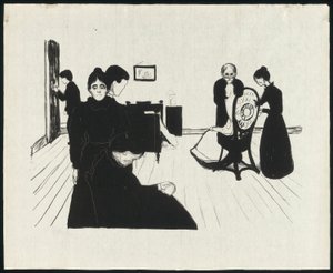 Kuolema sairashuoneessa tekijältä Edvard Munch