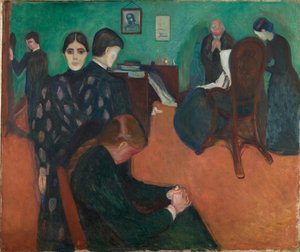 Kuolema sairastuvalla tekijältä Edvard Munch