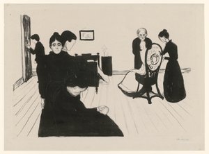 Kuolema sairashuoneessa tekijältä Edvard Munch