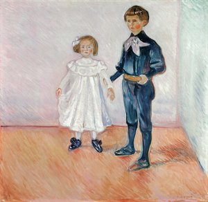 Erdmute ja Hans-Herbert Esche, kirjoittanut Munch, Edvard (1863-1944). Öljy kankaalle tekijältä Edvard Munch
