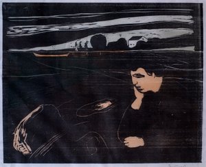 Ilta (Melankolia III) tekijältä Edvard Munch