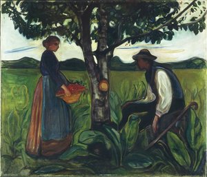 Hedelmällisyys, n. 1899-1900 tekijältä Edvard Munch