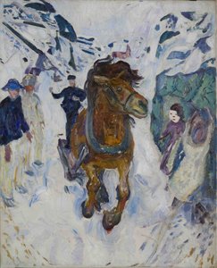 Laukkaa hevonen tekijältä Edvard Munch