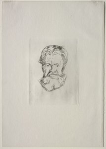 Miehen pää tekijältä Edvard Munch