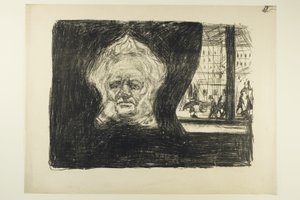 Henrik Ibsen Grand Caféssa tekijältä Edvard Munch