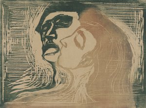 Pää vasten päätä tekijältä Edvard Munch