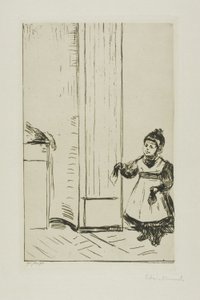 Sisätilat lapsen kanssa. Lothar Linde tekijältä Edvard Munch