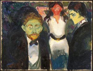 Mustasukkaisuus tekijältä Edvard Munch