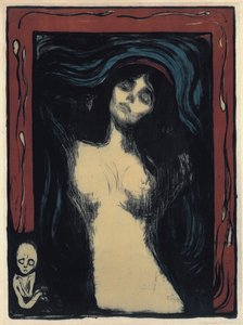 Madonna rakastava nainen, 1895-1900 tekijältä Edvard Munch