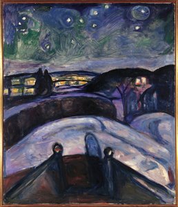 Norja, Oslo, Tähtiyö tekijältä Edvard Munch