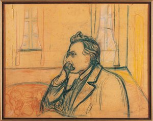 Friedrich Nietzschen muotokuva tekijältä Edvard Munch