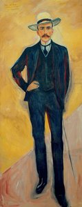 Harry Graf Kesslerin muotokuva 1868-1937, 1906. tekijältä Edvard Munch