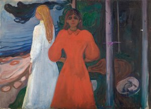 Punainen ja valkoinen tekijältä Edvard Munch