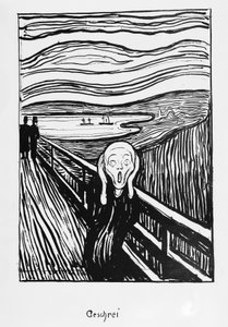 Huutaa tekijältä Edvard Munch