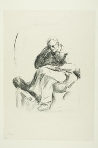 Istuva Mies tekijältä Edvard Munch