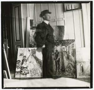 Omakuva 53 am Strom Warnemündessä tekijältä Edvard Munch