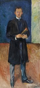 Omakuva siveltimillä tekijältä Edvard Munch