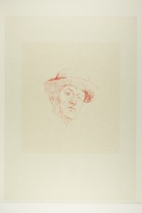 Omakuva hatun kanssa I tekijältä Edvard Munch